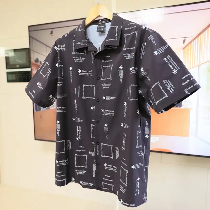 [BUNJANG] Snow Peak Short Sleeve Pattern Shirt / 여름 데일리 끝판왕 스노우피크 반팔 셔츠 상태 A급