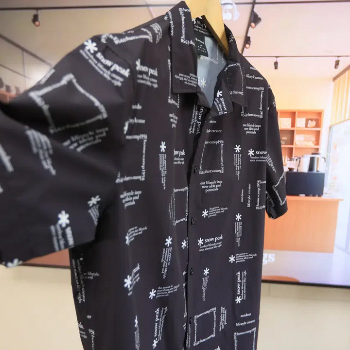 [BUNJANG] Snow Peak Short Sleeve Pattern Shirt / 여름 데일리 끝판왕 스노우피크 반팔 셔츠 상태 A급