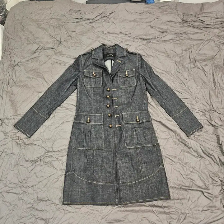 [BUNJANG] Dsquared2 Denim Coat Jacket (US 4) / 디스퀘어드2. 데님 코트 자켓(US4)