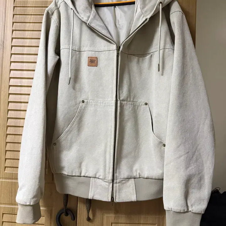 [BUNJANG] Trillion Work Canvas Hooded Jacket / 트릴리온 워크 후드집업