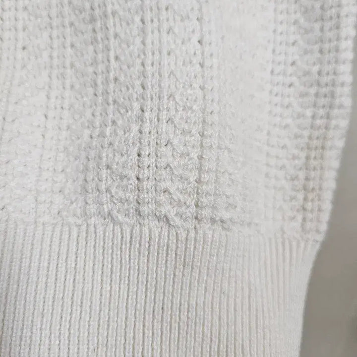 [BUNJANG] JJ JIGOTT Crop Knit Top / JJ지고트 크롭 반팔티 55