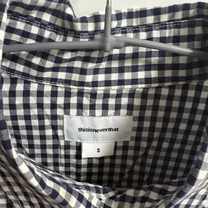 [BUNJANG] thisisneverthat Gingham Check Shirt / 디스이즈네버댓 깅엄체크 셔츠