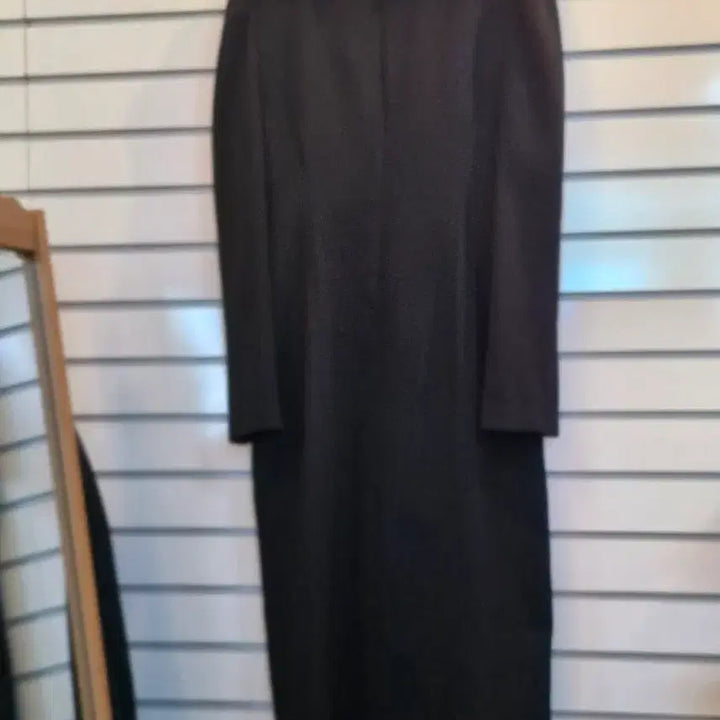 [SOLD OUT] 샤틴 블랙 롱 원피스 정장 스타일