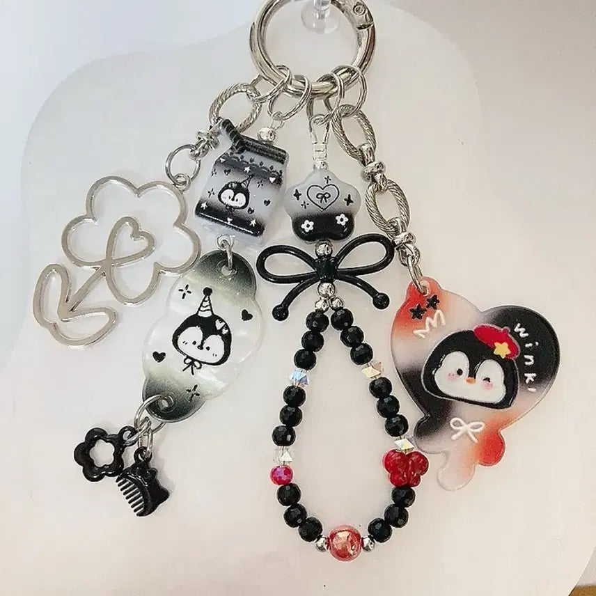 [BUNJANG] Penguin Character Keyring / 펭귄 캐릭터 키링