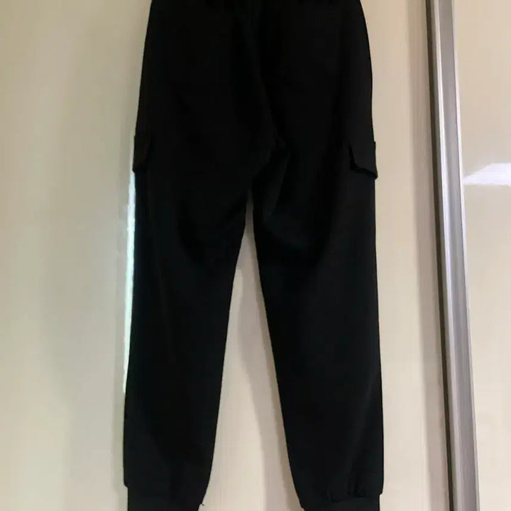 [BUNJANG] Black Banding Cargo Jogger Pants / 블랙 밴딩 트레이닝 조거팬츠 카고 바지