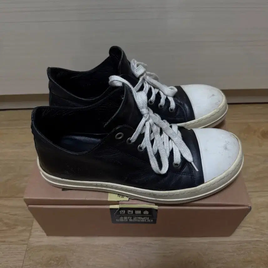 [BUNJANG] Rick Owens Converse Ramones Low Top Sneakers / 릭오웬스/ 컨버스 라몬즈 LPO 로우탑 / 41.5