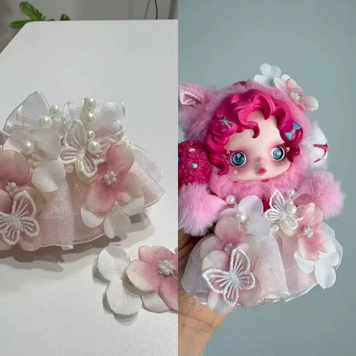 [BUNJANG] Skullpanda Sakura Dress Set / 스컬판다 13센치인형  벚꽃드레스세트 인형X