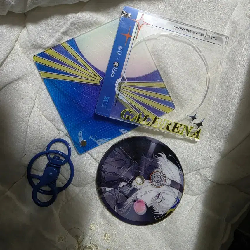 [BUNJANG] Galbrena x Coco Collaboration CD Acrylic Keychain / 명조 갈브레나 coco 콜라보 CD 아크릴 키체인 팝니다