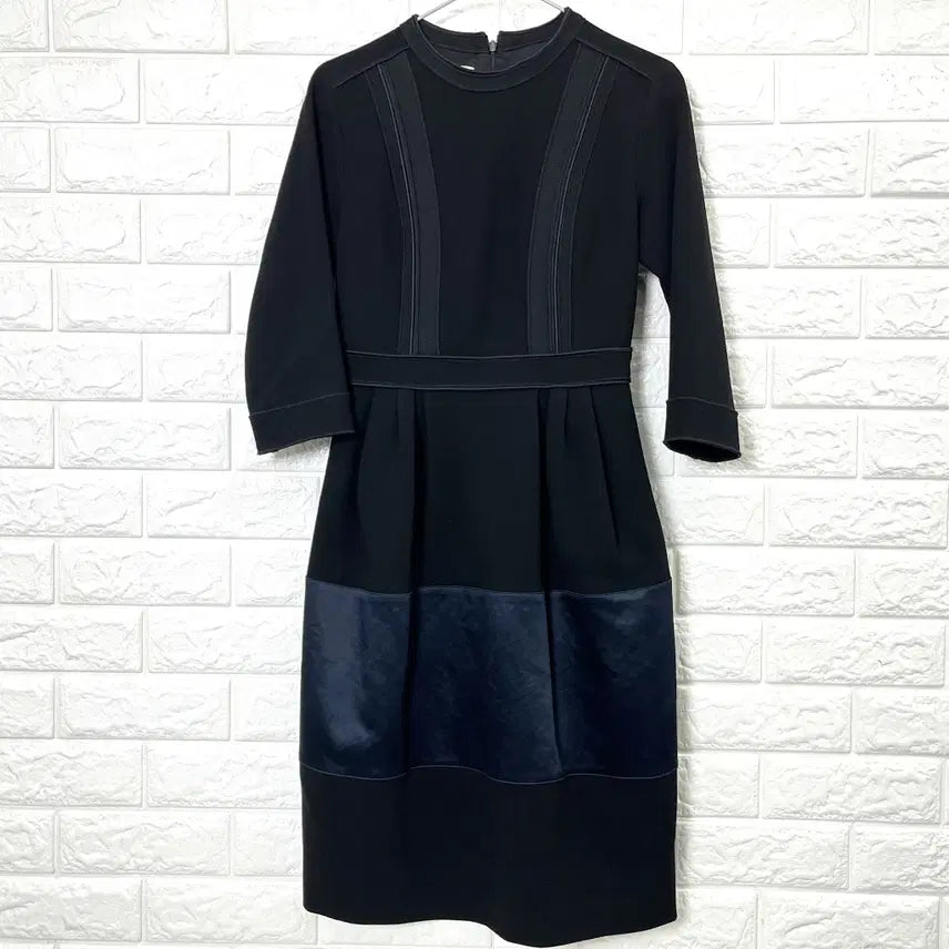 [BUNJANG] MICHAA Wool Blend Slim Dress Black / [55] 미샤 MICHAA 울 혼방 슬림 원피스 블랙