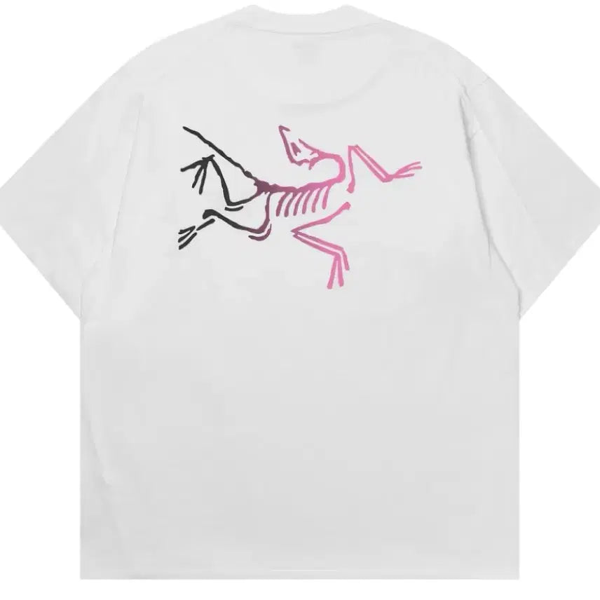 [SOLD OUT] 아크테릭스 크래그 코튼 로고 SS 티셔츠 화이트 라이트 소울 [M]