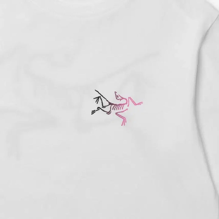 [SOLD OUT] 아크테릭스 크래그 코튼 로고 SS 티셔츠 화이트 라이트 소울 [M]