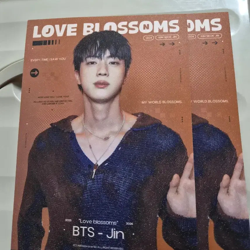 [BUNJANG] BTS Jin 2025 Calendar / 방탄소년단 진 2025 달력