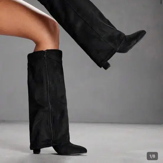 [BUNJANG] Cuccoo Black Long Boots / CUCCCOO 블랙 롱 부츠