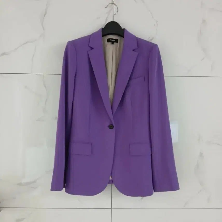 [BUNJANG] Theory Purple Blazer Jacket / 띠어리 퍼플 블레이저 자켓