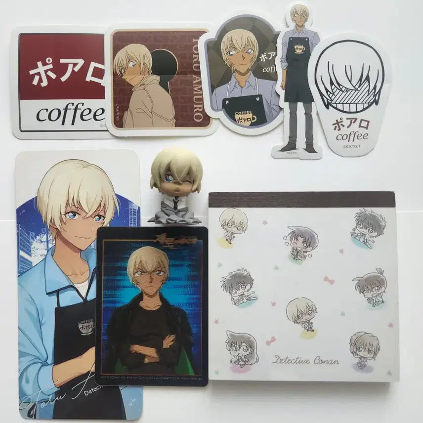[BUNJANG] Detective Conan Amuro Tooru Goods Bundle Set / 코난 아무로 토오루 굿즈 세트