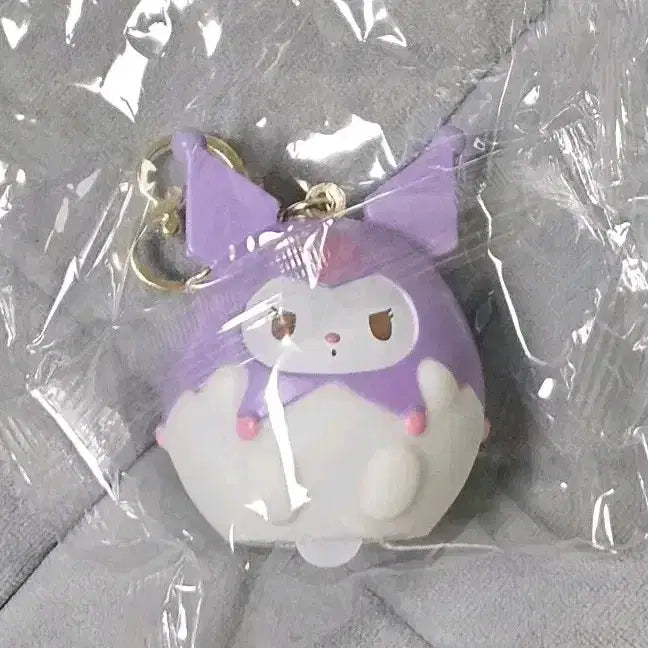 [BUNJANG] Sanrio Kuromi Chubby Figure Keychain (New) / (새상품) 산리오 뚱피규어 키링(쿠로미)