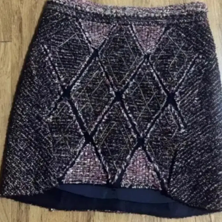 [BUNJANG] Mine Tweed Mini Skirt / 한섬 MINE 마인 트위드 스커트