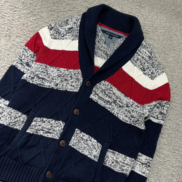 [BUNJANG] Tommy Hilfiger Shawl Cardigan / [100-105] 타미힐피거 숄가디건