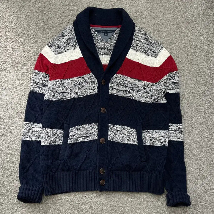 [BUNJANG] Tommy Hilfiger Shawl Cardigan / [100-105] 타미힐피거 숄가디건