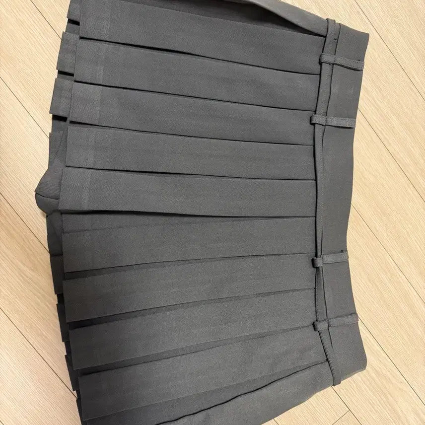 [BUNJANG] 3 Times Cheerly Skirt Gray M / 쓰리타임즈 치어리 스커트 그레이M