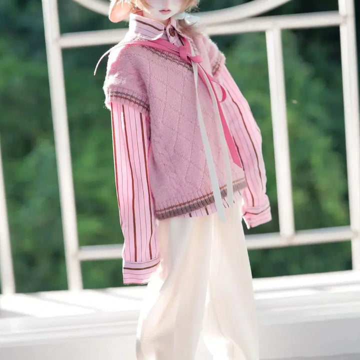 [BUNJANG] MSD Size Doll Clothing Set &amp; Wig Bundle / 구체관절인형 구관 MSD 의상 셋업 가발 일괄