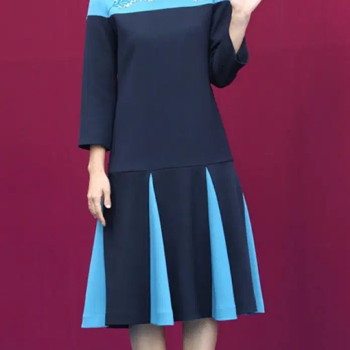[BUNJANG] TIBAG Colorblock Dress / TIBAG 티백 배색 원피스