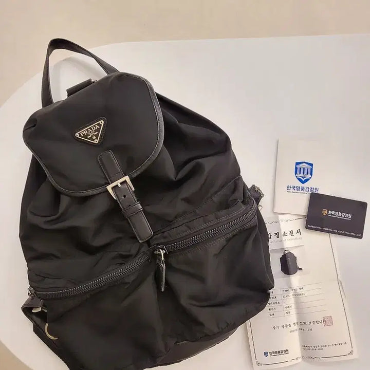 [SOLD OUT] 프라다 블랙 포코노 백팩 정품 감정서포함