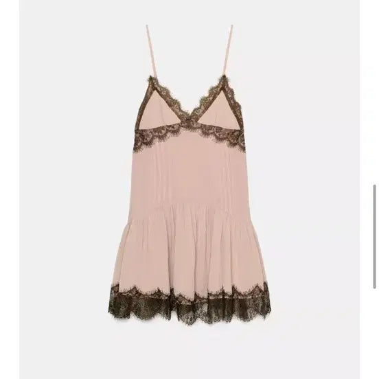 [BUNJANG] ZARA Lace Combo Short Dress / 자라 레이스 콤비 숏 원피스 S