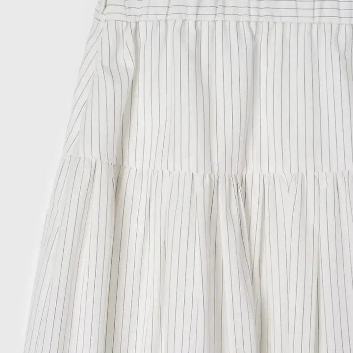[BUNJANG] LFM Tiered Midi Skirt / lfm Tiered Midi Skirt / Stripe