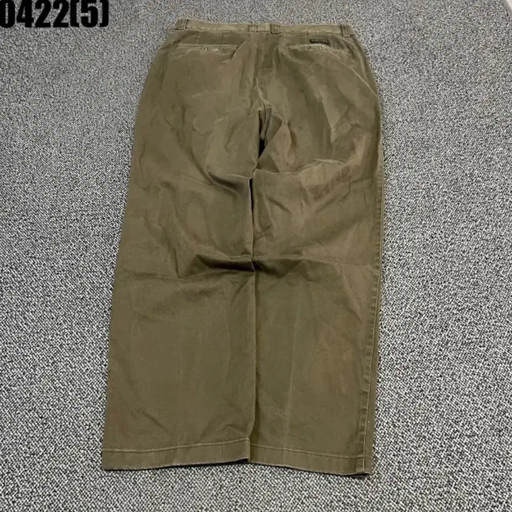 [BUNJANG] Beanpole Golf Khaki Pleated Cotton Pants / 빈폴 골프 카키색 주름 면바지 남성 바지86 0422