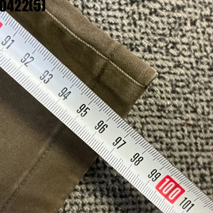 [BUNJANG] Beanpole Golf Khaki Pleated Cotton Pants / 빈폴 골프 카키색 주름 면바지 남성 바지86 0422