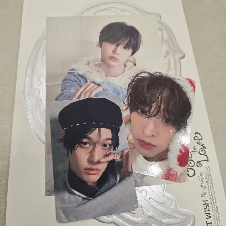 [SOLD OUT] 엔시티 위시 오드투러브 초회한정 티티 리쿠 포카 엽서 일괄 양도