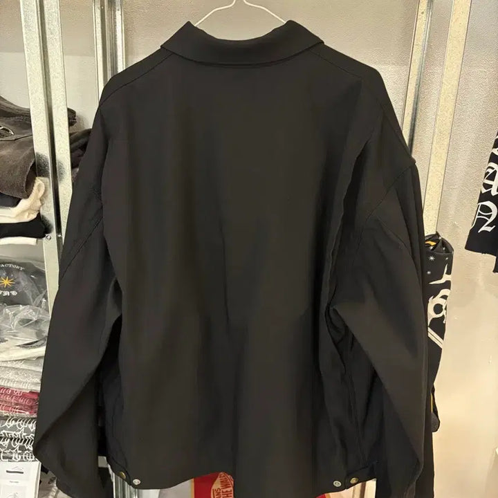 [SOLD OUT] (L) 빔즈 폴리 워크 자켓 블랙