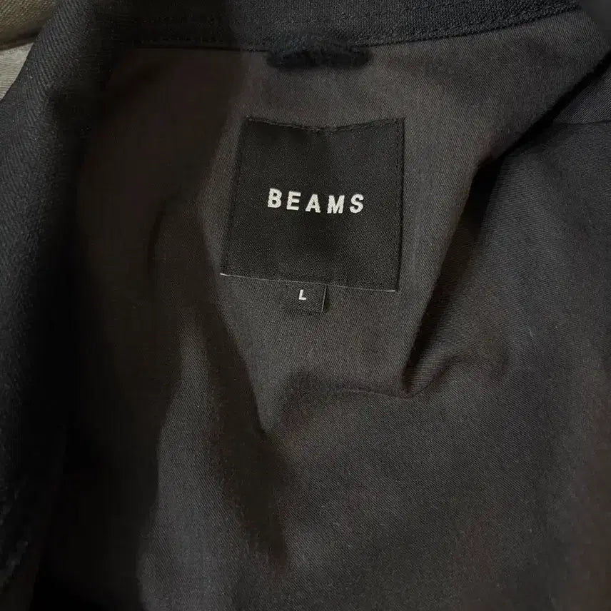 [SOLD OUT] (L) 빔즈 폴리 워크 자켓 블랙