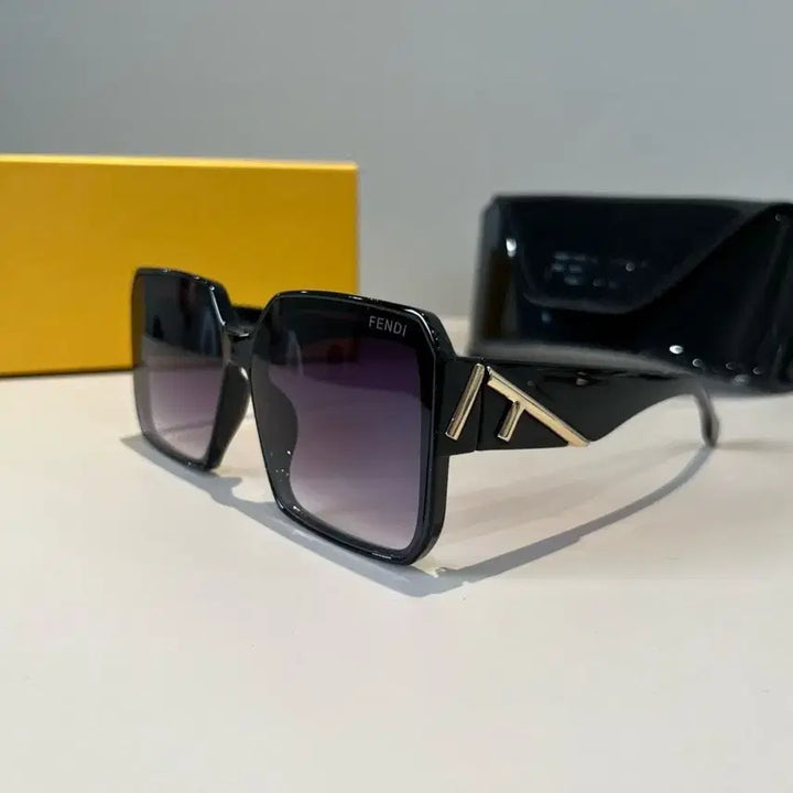 [BUNJANG] Fendi Black Sunglasses Full Set / 펜디 블랙 선글라스 풀세트