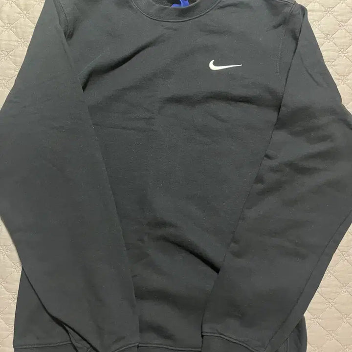 [BUNJANG] Nike Black Swoosh Sweatshirt / 나이키 블랙 스우시 맨투맨