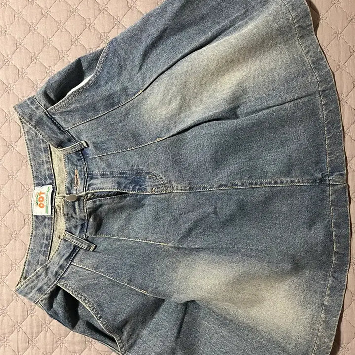 [BUNJANG] Washing Denim Skirt / 워싱 데님 스커트