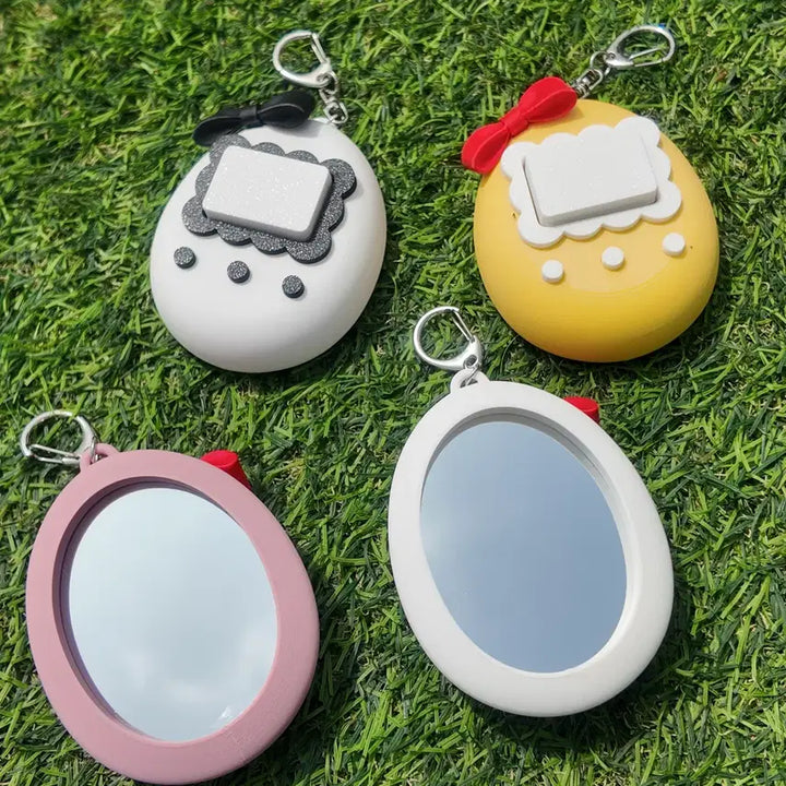 [BUNJANG] Tamagotchi Mirror Clicker Keychain / 다마고치 거울 클리커 키링