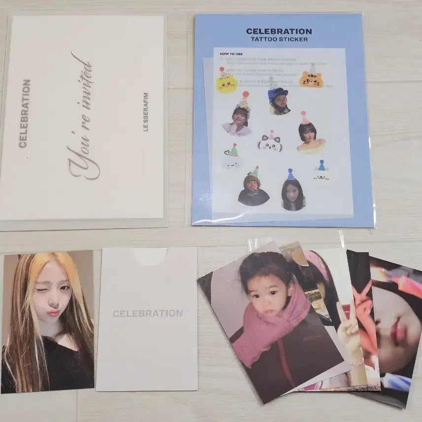[SOLD OUT] 르세라핌 허윤진 공방 포카+럭키+구성품 세트