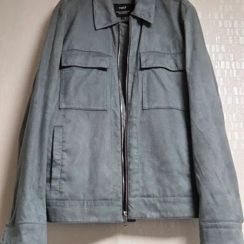 [BUNJANG] TNGT Suede Blouson Jacket / TNGT 스웨이드 블루종 자켓
