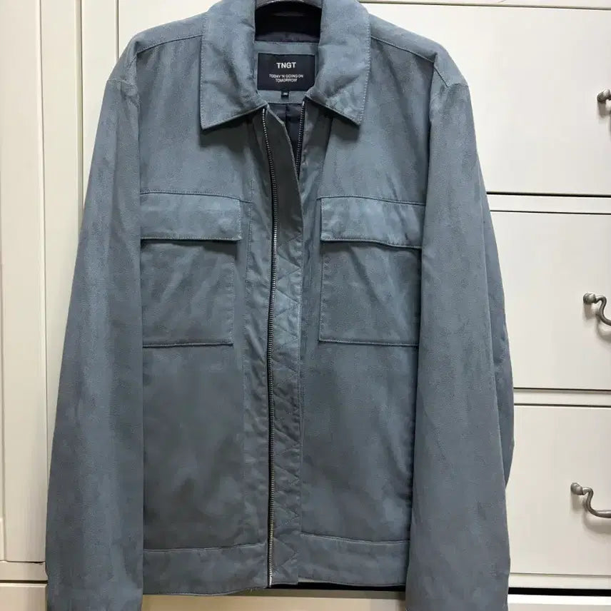 [BUNJANG] TNGT Suede Blouson Jacket / TNGT 스웨이드 블루종 자켓