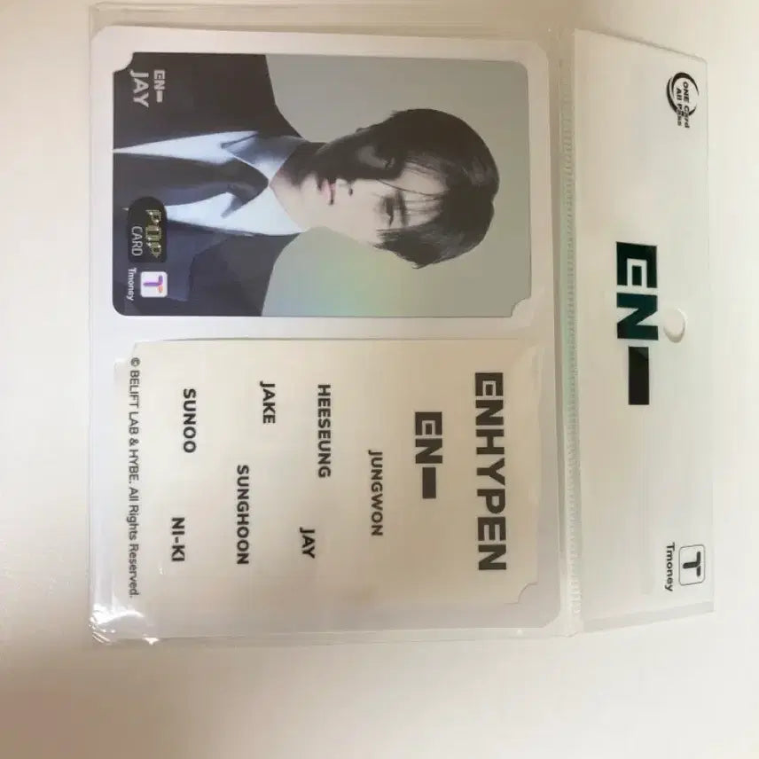 [SOLD OUT] 미개봉 엔하이픈 제이 티머니 교통카드