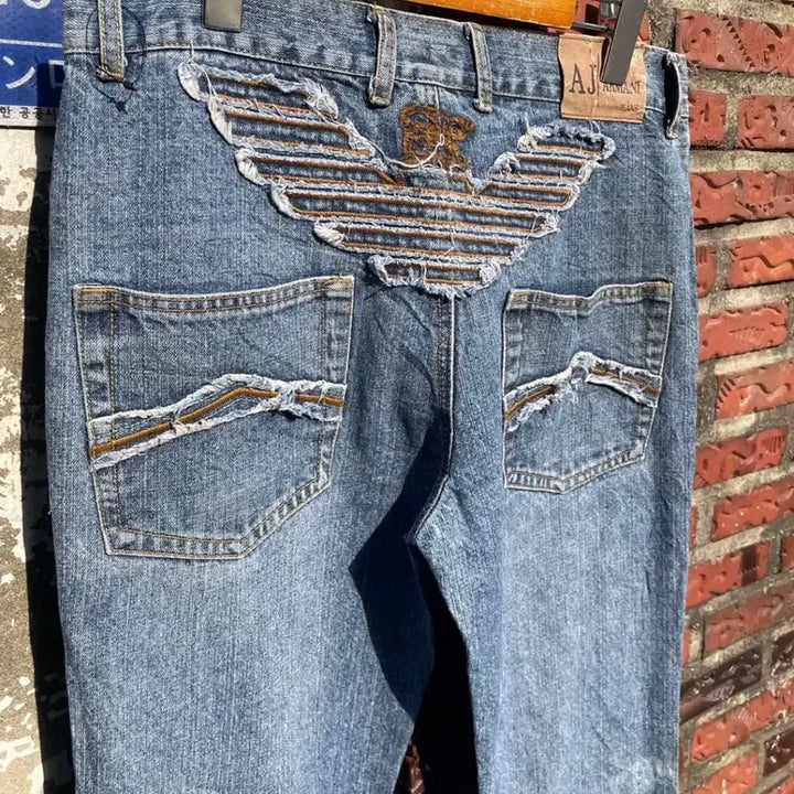 [BUNJANG] Vintage Armani Jeans Boots Cut Denim / Vintage Armani Jeans Boots Cut Denim