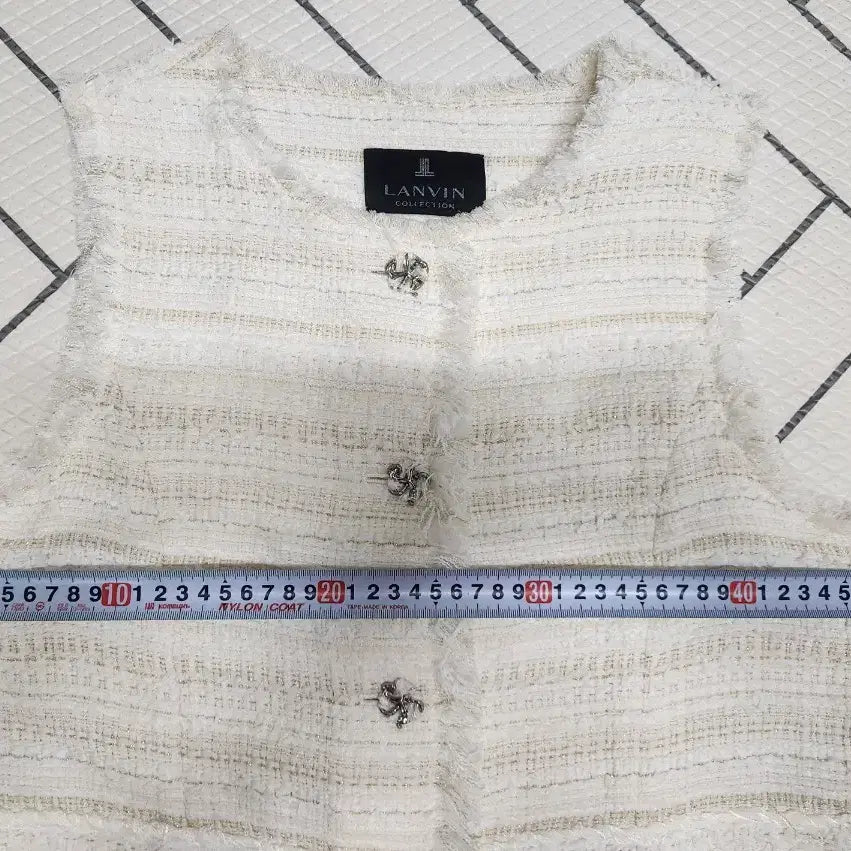 [BUNJANG] LANVIN Tweed Vest / 새거) 랑방 트위드 베스트