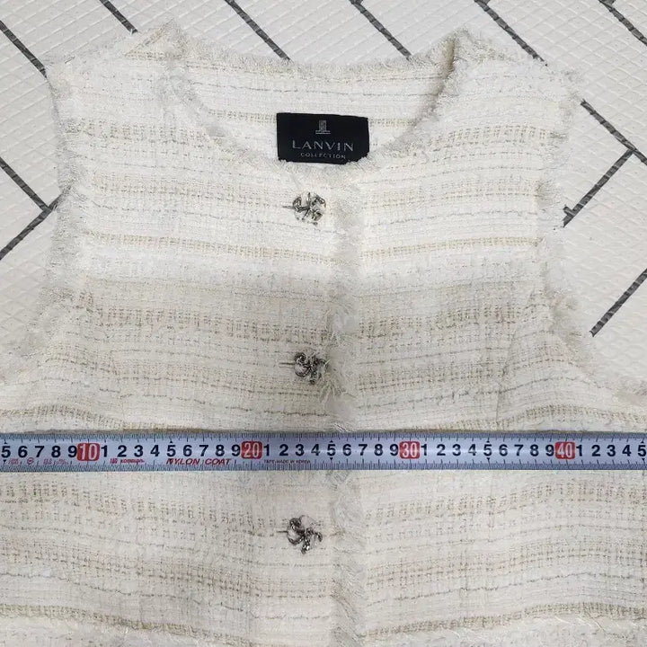 [BUNJANG] LANVIN Tweed Vest / 새거) 랑방 트위드 베스트