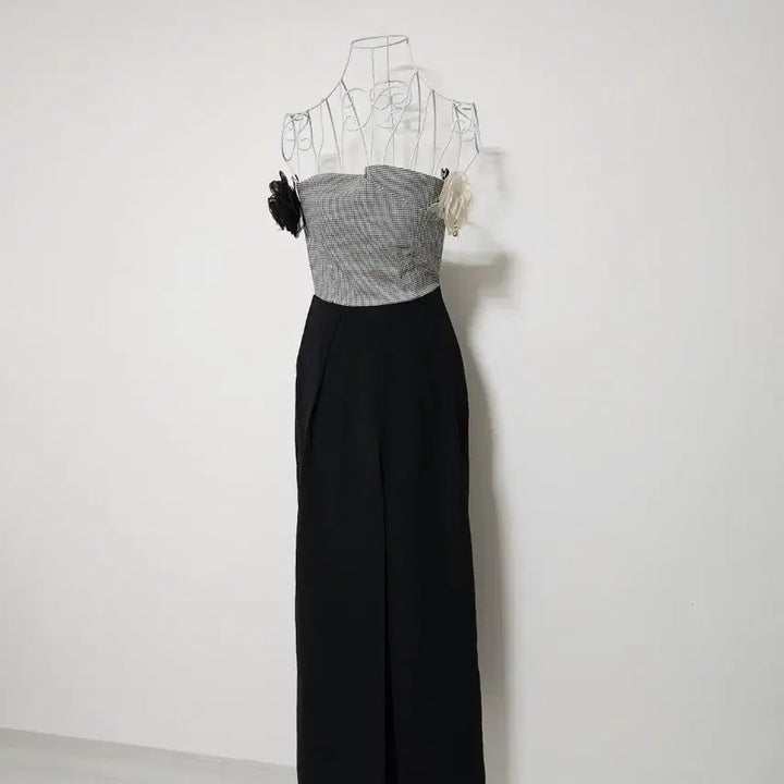 [BUNJANG] 핑크시크릿 wide leg 점프수트 원피스  미사용 / 핑크시크릿 wide leg 점프수트 원피스  미사용