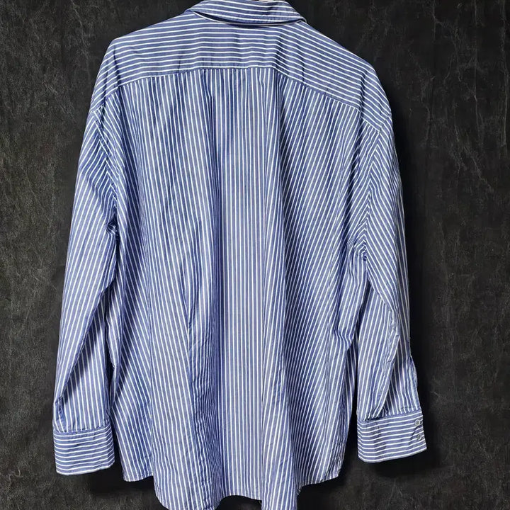 [SOLD OUT] 77/모조에스핀 여성  블루 스트라이프 셔츠