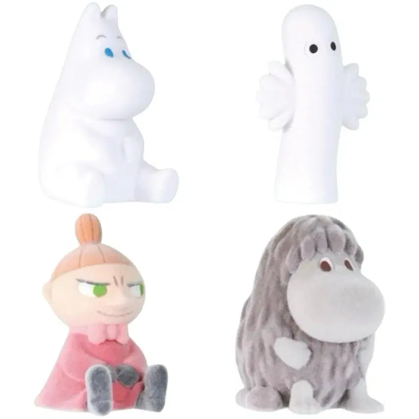 [BUNJANG] Moomin Flocked Figure Mascot / 무민 플로키 피규어 마스코트