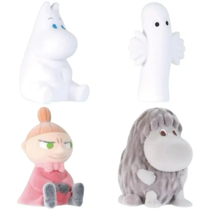 [BUNJANG] Moomin Flocked Figure Mascot / 무민 플로키 피규어 마스코트