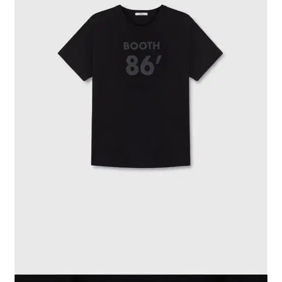 [SOLD OUT] 타일레 BOOTH 86 반팔 티셔츠 블랙 3